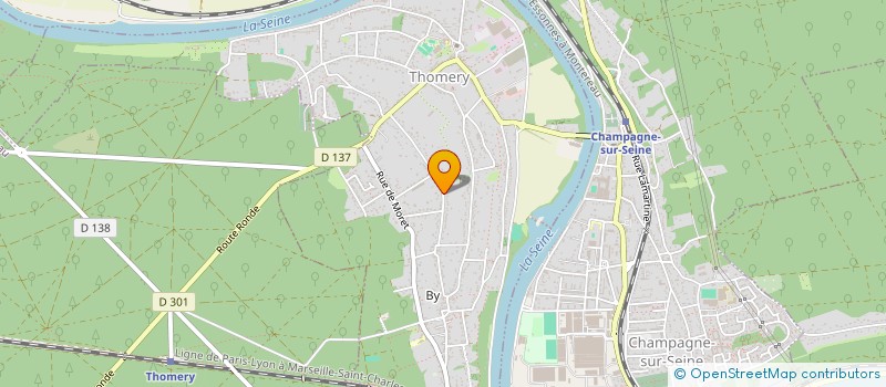 localisation de l'entreprise COURLIS à THOMERY
