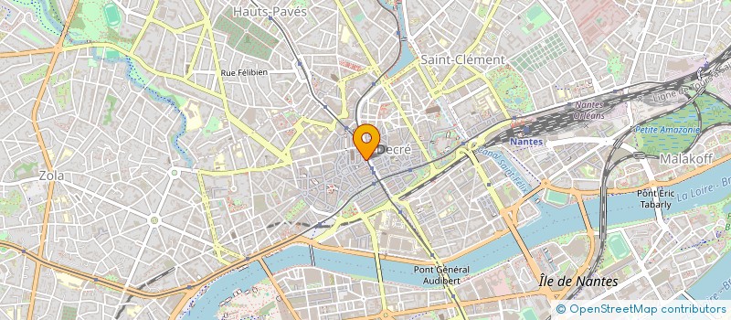 localisation de l'entreprise COURLIS à NANTES