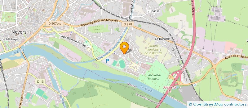 localisation de l'entreprise COURLIS MARKET à NEVERS