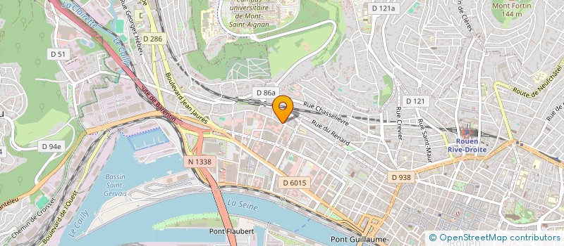 localisation de l'entreprise COURMAR  ROUEN