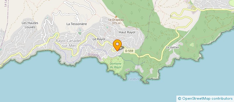 localisation de l'entreprise COURMES à RAYOL-CANADEL-SUR-MER