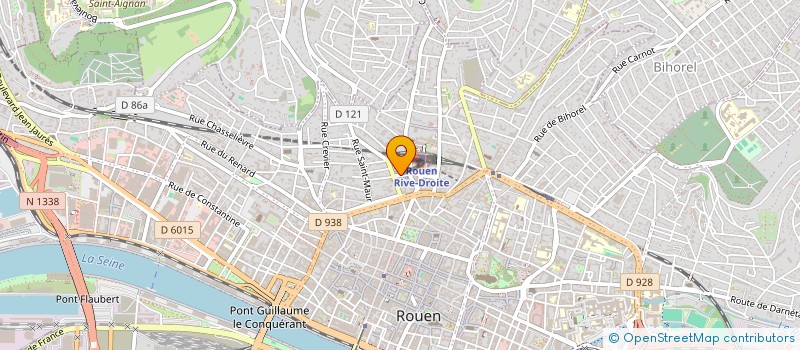 localisation de l'entreprise COURMONTAGNE ET SAINTIER à ROUEN