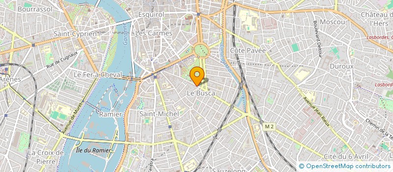 localisation de l'entreprise COURNAUDIS à TOULOUSE
