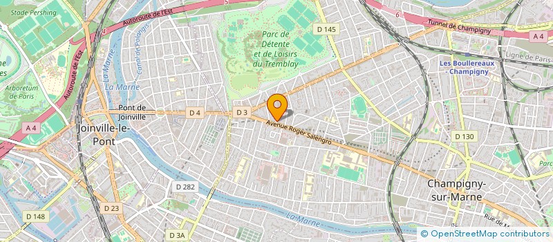 localisation de l'entreprise COURNEUVE  CHAMPIGNY-SUR-MARNE