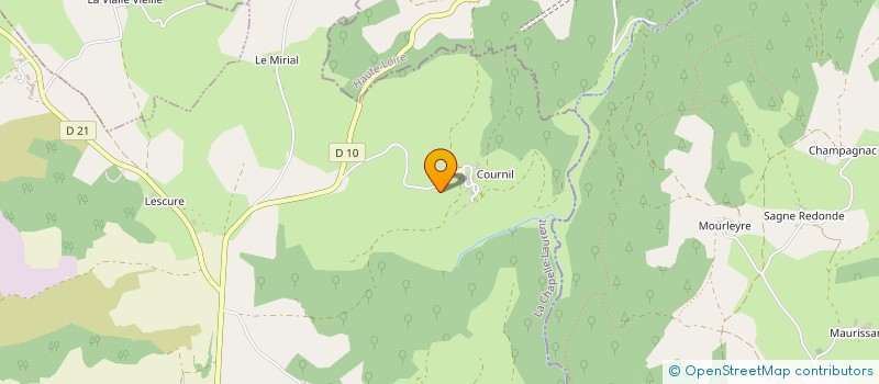 localisation de l'entreprise COURNIL ENERGIE à LA CHAPELLE-LAURENT