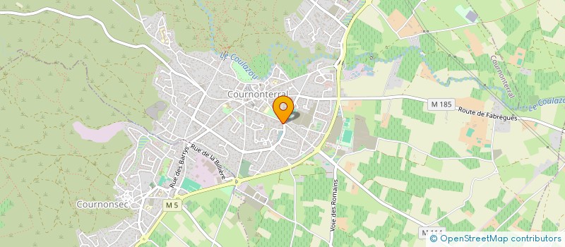 localisation de l'entreprise COURNON  COURNONTERRAL