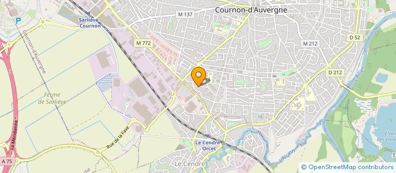 localisation de l'entreprise COURNON  COURNON-D'AUVERGNE