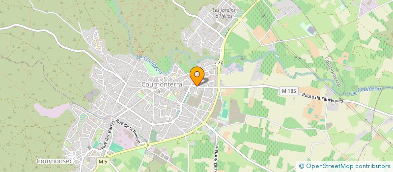 localisation de l'entreprise COURNONT  COURNONTERRAL