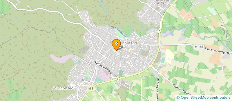 localisation de l'entreprise COURNONTERRAL TRAITEUR à COURNONTERRAL