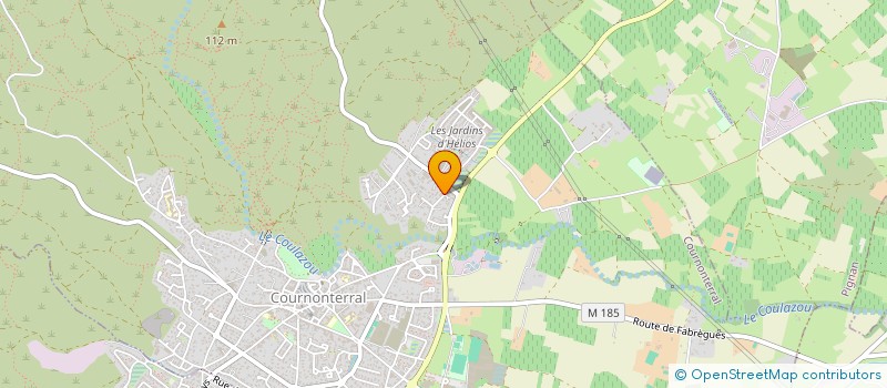 localisation de l'entreprise COURNONTERRAL UNITED 7  COURNONTERRAL