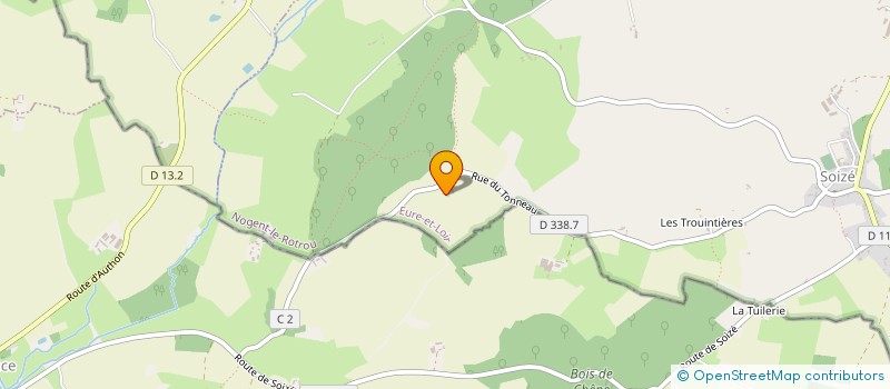 localisation de l'entreprise COUROC à COUDRAY AU PERCHE
