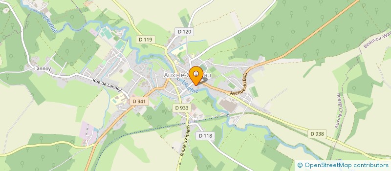 localisation de l'entreprise COUROUBLE  LA GORGUE