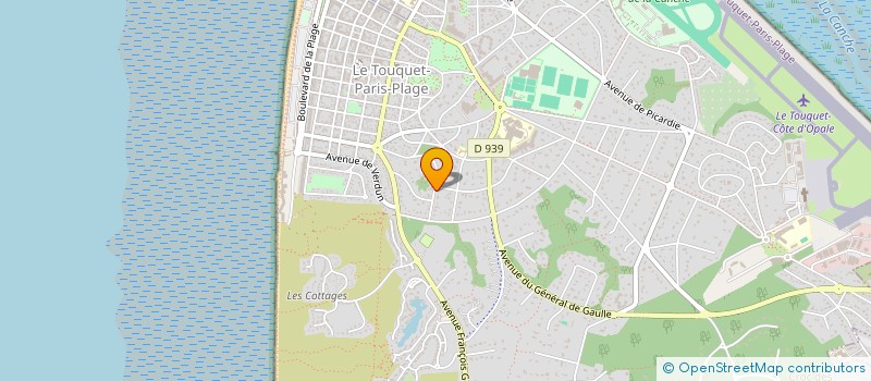 localisation de l'entreprise COUROUEN à LE TOUQUET-PARIS-PLAGE