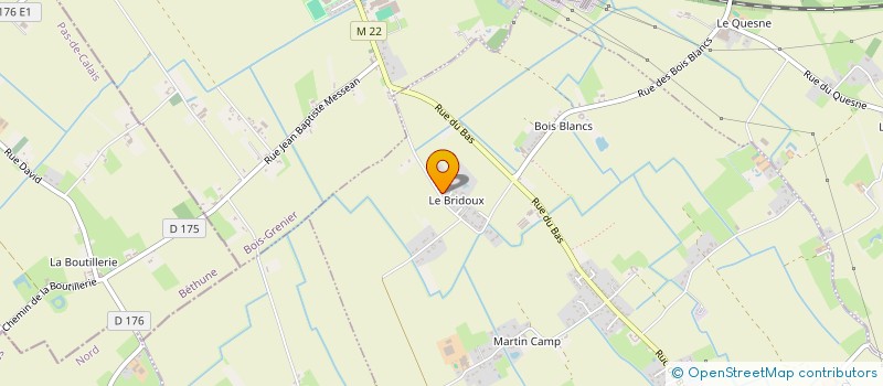 localisation de l'entreprise COUROUGE  RADINGHEM-EN-WEPPES