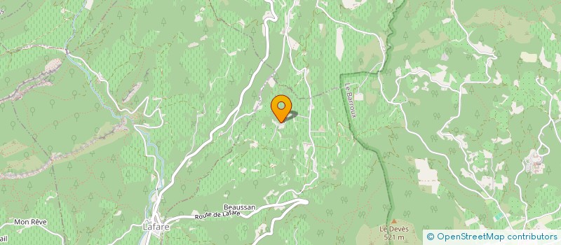 localisation de l'entreprise COUROULUS  LA ROQUE-ALRIC