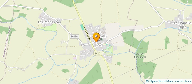 localisation de l'entreprise COURPALAY TENNIS CLUB  COURPALAY