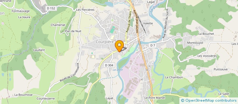localisation de l'entreprise COURPIERE RENAISSANCE à COURPIERE
