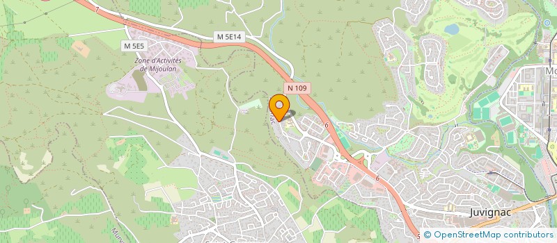 localisation de l'entreprise COURPOUYRAN  JUVIGNAC
