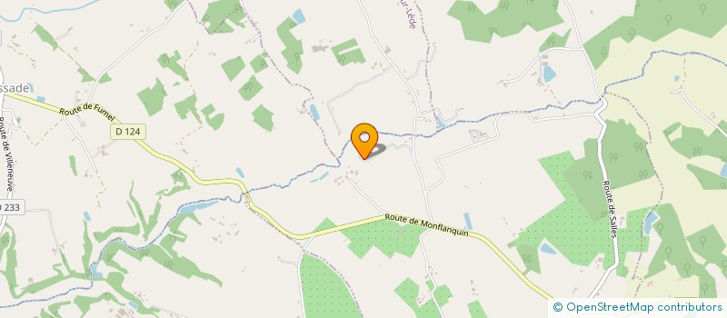 localisation de l'entreprise COURRANCE  LACAPELLE-BIRON