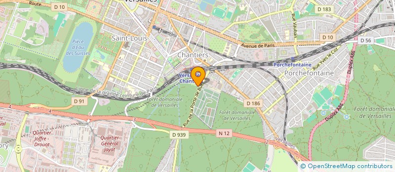 localisation de l'entreprise COURRIER COMMU DIACOWESSES à VERSAILLES