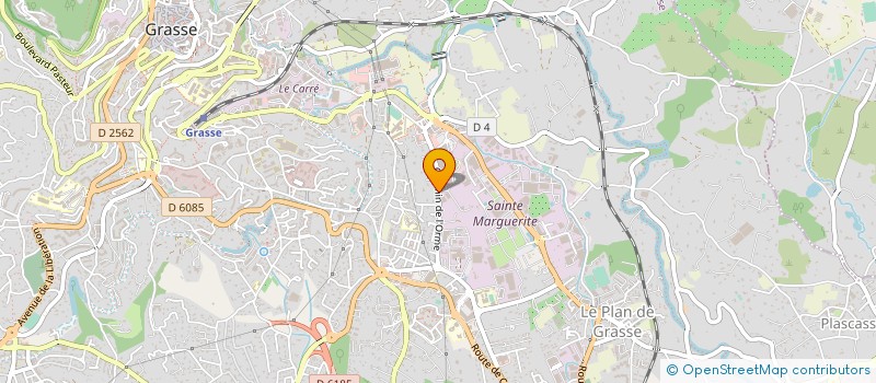 localisation de l'entreprise COURRIN JEAN ET FILS MPA  GRASSE