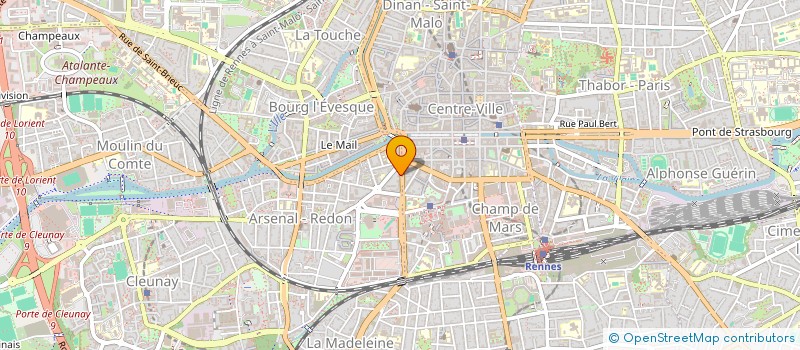 localisation de l'entreprise COURROUZE AUGUSTE  RENNES