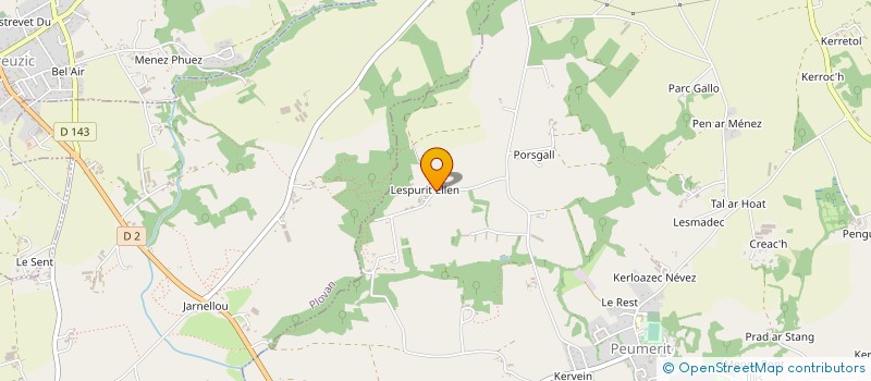 localisation de l'entreprise COURS A DOM  PEUMERIT