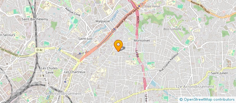 localisation de l'entreprise COURS A DOMICILE 13 à MARSEILLE