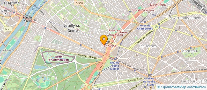 localisation de l'entreprise COURS ANNA PRODUCTIONS à NEUILLY-SUR-SEINE