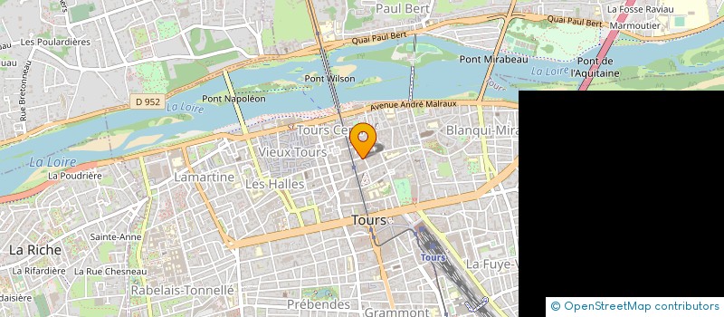 localisation de l'entreprise COURS-ASSISTANCE à TOURS
