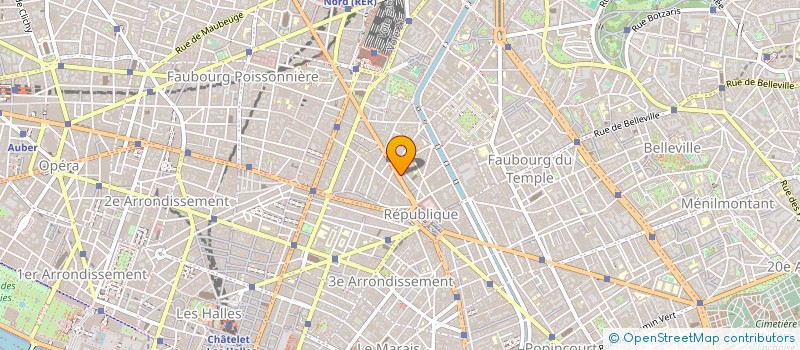 localisation de l'entreprise COURS AUDIO ACTIF à PARIS