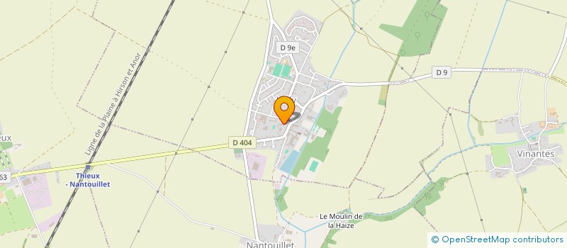 localisation de l'entreprise COURS BEAUTAIN à JUILLY