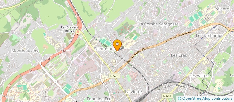 localisation de l'entreprise COURS BIOMEDAL à BESANCON