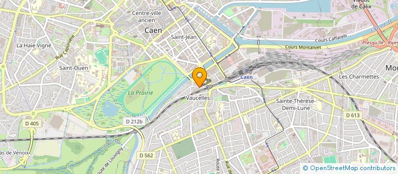 localisation de l'entreprise COURS CAENNAIS PRIVE D'ESTHETIQUE ET DE COIFFURE à CAEN