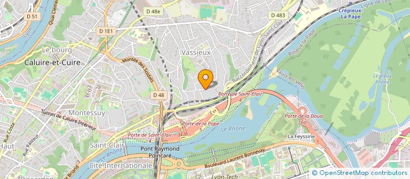 localisation de l'entreprise COURS CARNOT SCI  CALUIRE-ET-CUIRE