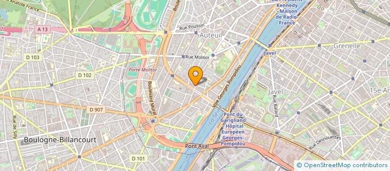 localisation de l'entreprise COURS CHARLEMAGNE à PARIS