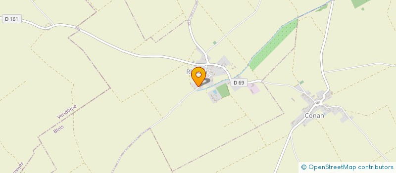 localisation de l'entreprise COURS DE L'ABBAYE  RHODON