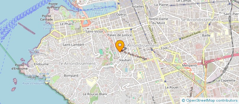 localisation de l'entreprise COURS DE LANGUE DES SIGNES à MARSEILLE