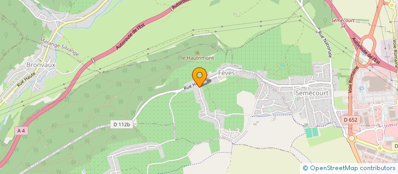 localisation de l'entreprise COURS DE ROME  FEVES