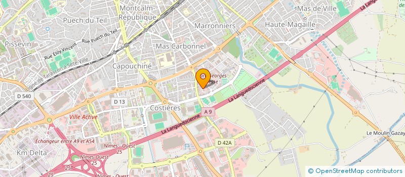localisation de l'entreprise COURS DE SOUTIEN SCOLAIRE ARLESIEN à NIMES