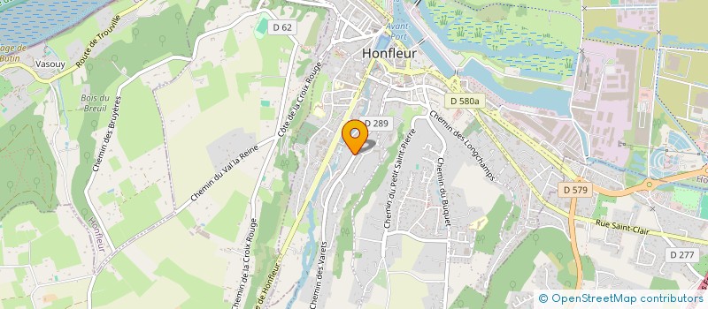 localisation de l'entreprise COURS DES FOSSES à HONFLEUR