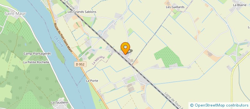 localisation de l'entreprise COURS DES LOGES  LA MENITRE