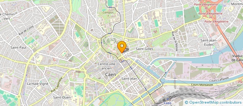 localisation de l'entreprise COURS DU CHATEAU à CAEN