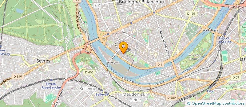 localisation de l'entreprise COURS ELITE ACADEMY à BOULOGNE-BILLANCOURT