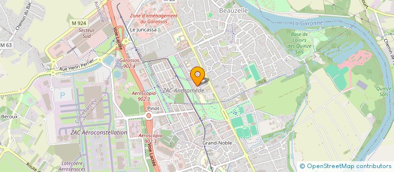 localisation de l'entreprise COURS EMERAUDE  BEAUZELLE