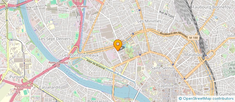 localisation de l'entreprise COURS ESPACE-FORMAVOCAT à TOULOUSE