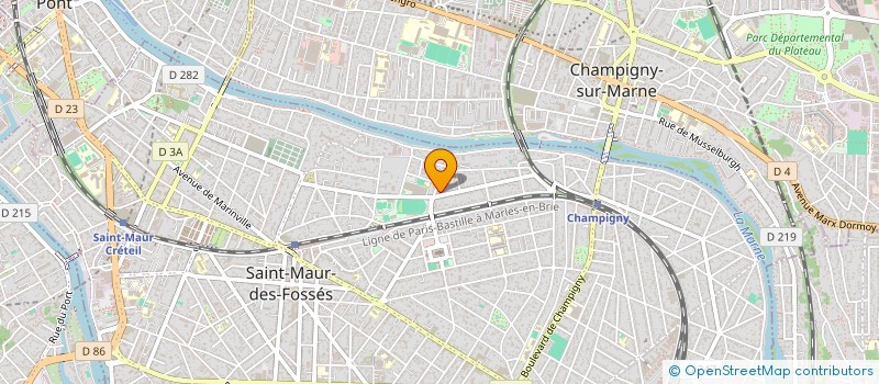 localisation de l'entreprise COURS HENRI IV à SAINT-MAUR-DES-FOSSES