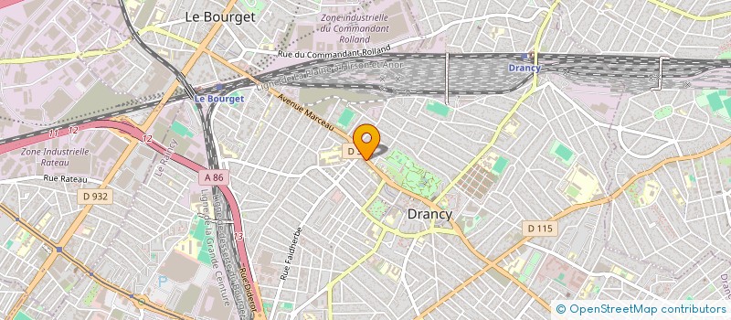 localisation de l'entreprise COURS HENRI WALLON à DRANCY