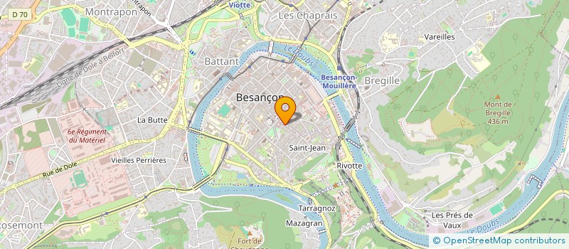 localisation de l'entreprise COURS HOTELIER DE BESANCON à BESANCON