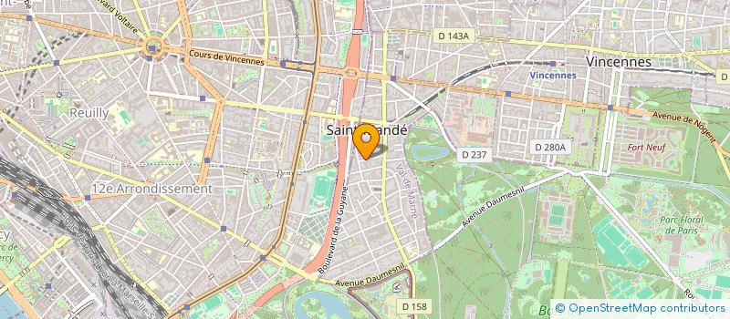 localisation de l'entreprise COURS IMMO 1 à SAINT-MANDE